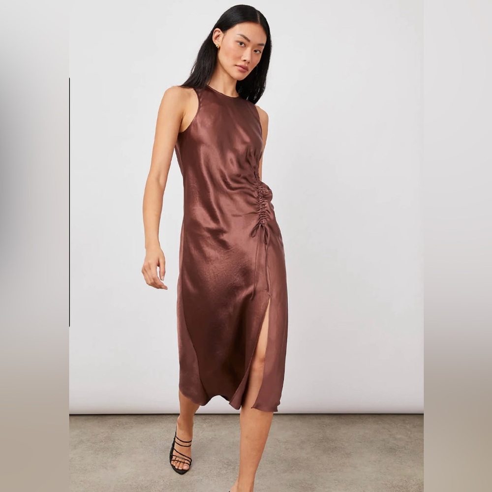 Rails Gabriella Midi Dress Nutmeg